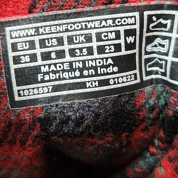 Keen Greta Boot – Women’s 6, Waterproof, Brown/Red Plaid, Euro 36 - Picture 10 of 12